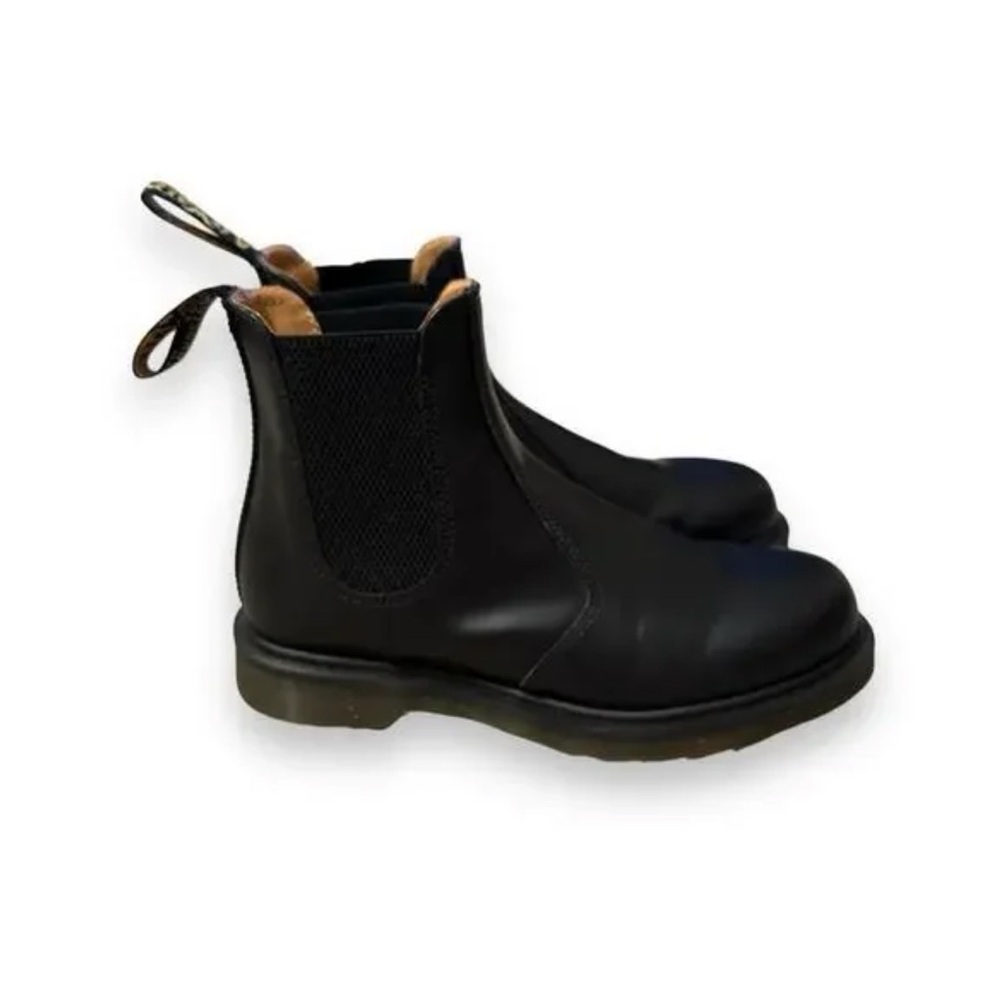 Doc Martens 2976 Black Smooth Leather Chelsea Boots Size‎ 7 Men's